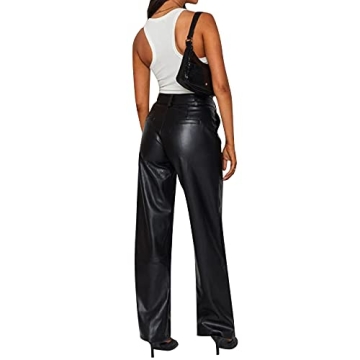 Stylish NUFIWI Women's Faux Leather Pants Perfect for Any Occasion