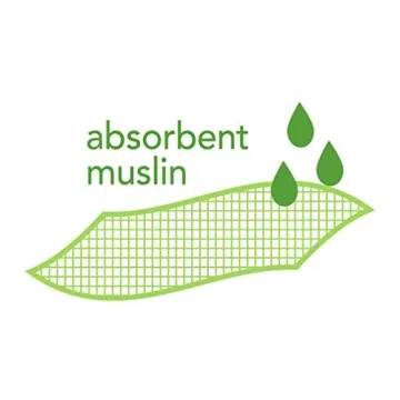 green sprouts Organic Cotton Muslin Cloths for Babies