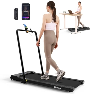 Lichico Walking Pad Under Desk Treadmill for Home Fitness