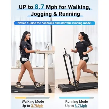 Lichico Walking Pad Under Desk Treadmill for Home Fitness