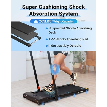 Lichico Walking Pad Under Desk Treadmill for Home Fitness
