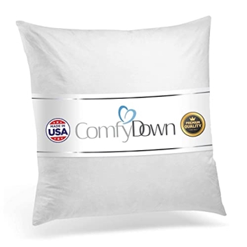 20x20 Decorative Pillow Insert - Comfortable Cotton Cover
