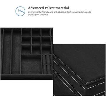 ProCase Velvet Jewelry Box for Women - Stylish Organizer