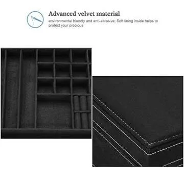 ProCase Velvet Jewelry Box for Women - Stylish Organizer