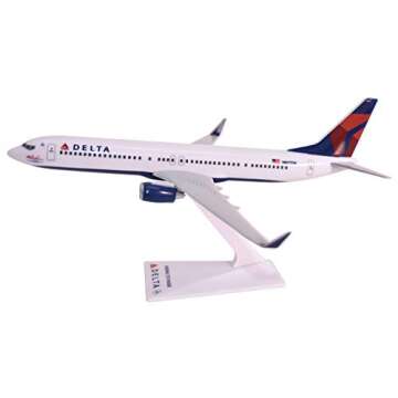Genesis Worldwide Delta Airlines 2007 B737-900ER 1:200 Scale CE Woolman Special Edition Display Model with Stand