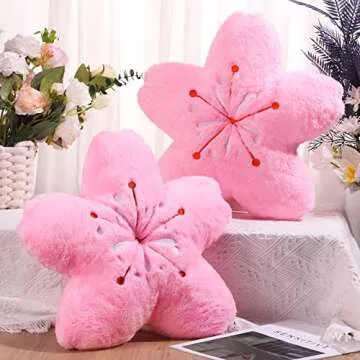 Cherry Blossom Pillow Set for Aesthetic Room Decor