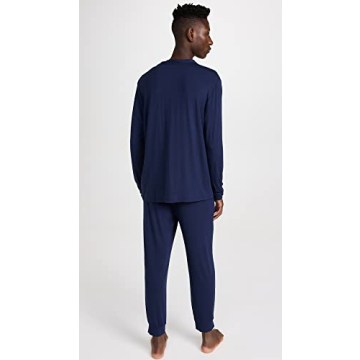 Eberjey Henry Men's Jersey Modal Pajama Set - True Navy