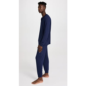 Eberjey Henry Men's Jersey Modal Pajama Set - True Navy
