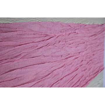 Indexco Blush Cheesecloth Table Runner for Stylish Decor