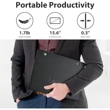 Lepow 15.6 Inch FHD Portable Monitor Ultra-Slim IPS Display