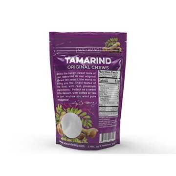 ALE + WANG Tamarind Original Chews | Made with 100% Natural Dried Sweet Tamarind | Great Alternative to Herbal Fruits (1-Pack)