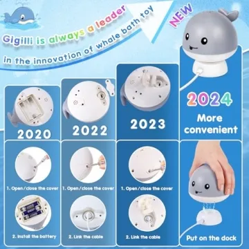 Buy Gigilli Baby Whale Bath Toy - Fun & Safe for Kids