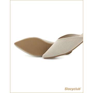 Slocyclub Women’s Flat Mules - Stylish Slip-On Loafers
