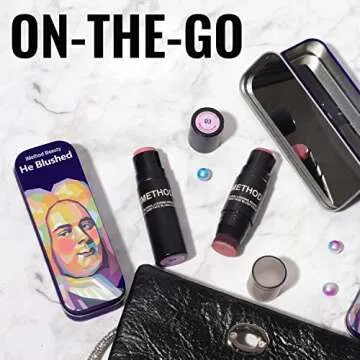 iMethod Cream Blush Stick for Blush Makeup - Cream Blush for Cheeks, Lip & Cheek Makeup Stick for All Ages, Blush Stick for Cheeks & Lips, Easy to Use, Cruelty-Free, Nude Pink