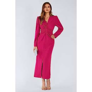 PRETTYGARDEN Women's Elegant Maxi Dress - Chic Style