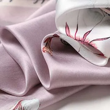 Luxury Women's Silk Scarf - Versatile & Elegant Accessory