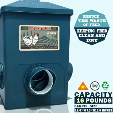 ZINZINULER Automatic Chicken Feeder and Waterer Set