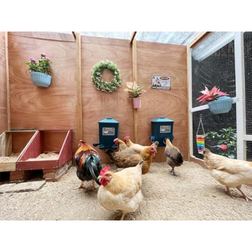 ZINZINULER Automatic Chicken Feeder and Waterer Set