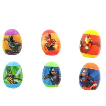 Marvel Character 16 Count Prefilled Easter Eggs with Candy