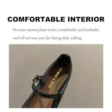 Elegant Women's Classic Leather Mary Jane Shoes - Stylish Comfort, Perfect Fit