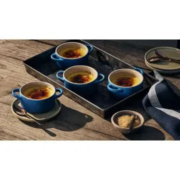 Le Creuset Stoneware Mini Round Cocotte, 8oz, Shallot