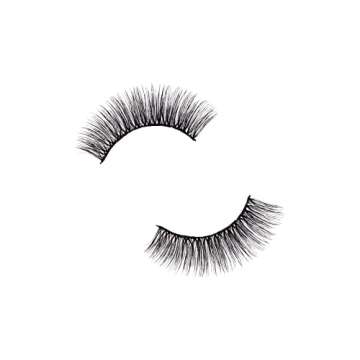 KISS Looks So Natural False Eyelashes Multipack, Lightweight & Comfortable, Tapered End Technology, Reusable, Cruelty-Free, Contact Lens Friendly, Style 'Flirty', 5 Pairs Fake Eyelashes 5 Pair (Pack of 1) Flirty Multipack