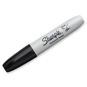 Sharpie Permanent Markers - Vibrant Colors and Chisel Tip - 4 Count