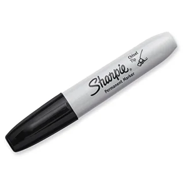 Sharpie Permanent Markers - Vibrant Colors and Chisel Tip - 4 Count