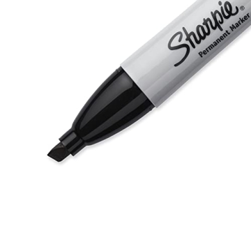 Sharpie Permanent Markers - Vibrant Colors and Chisel Tip - 4 Count