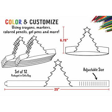 Tiny Expressions Christmas Tree Headbands for Kids - Easy Holiday Craft