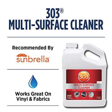 303 Products Multi-Surface Cleaner - Safely Cleans All Water Safe Surfaces, Including All Types of F...