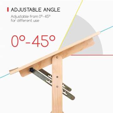 MEEDEN Adjustable Drafting Table: Versatile Art Desk
