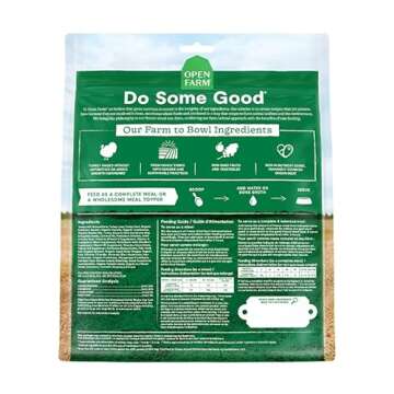 Open Farm Freeze Dried Raw Dog Food, Humanely Raised Meat Recipe with Non-GMO Superfoods and No Arti...