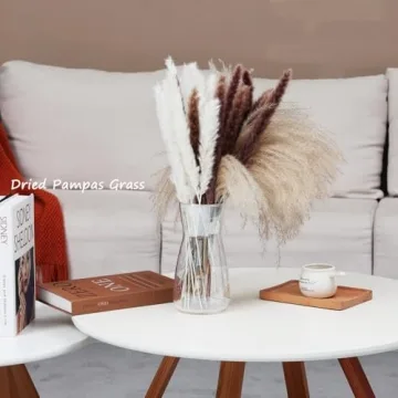 Modern Boho 8 Inch Clear Glass Flower Vase for Elegant Decor