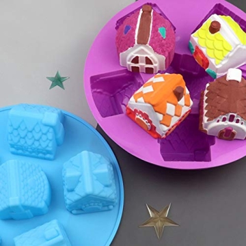 Joyeee Silicone House Mold for Fun Baking and Crafts