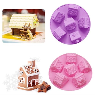 Joyeee Silicone House Mold for Fun Baking and Crafts