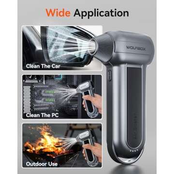 WOLFBOX MF100 Electric Air Duster - Cordless & Powerful