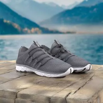 DLGJPA Women's Quick Drying Water Shoes for Beach or Water Sports Lightweight Slip On Walking Shoes