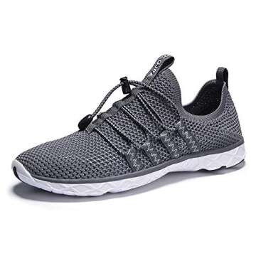 DLGJPA Women's Quick Drying Water Shoes for Beach or Water Sports Lightweight Slip On Walking Shoes