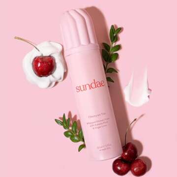 sundae Whipped Shower Foam Cherry On Top Foaming Body Wash 8.9 fl oz, 265ml