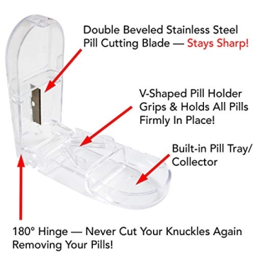 Apex Pill Splitter for Easy Cutting of All Pills