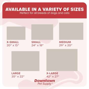Downtown Pet Supply - Dog Crate Mat - Comfort Dog Bed or Cat Bed - Soft Fleece Nap Mat - Easy Maintenance, Machine Washable Dog Bed - Tan - 42 in x 27 in - Extra Large Dog Bed