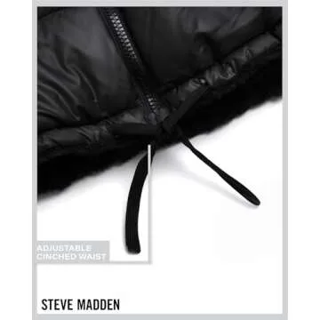 Steve Madden Women's Faux Fur Lined Puffer Jacket