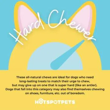Hotspot Pets All-Natural Beef Trachea Dog Chews - 8 Count