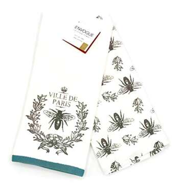 ENVOGUE Ville De Paris Queen Bee Kitchen Towel Set