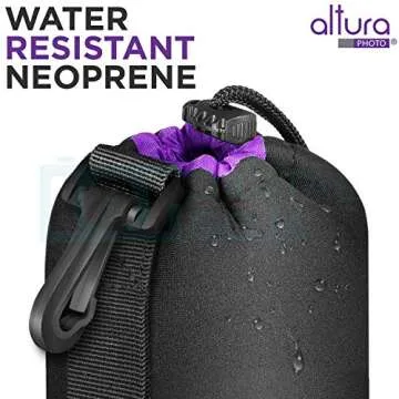 Altura Photo Neoprene Lens Bag Set for DSLR & Mirrorless Cameras