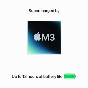 Renewed 2024 MacBook Air M3 - 8GB RAM, 256GB SSD