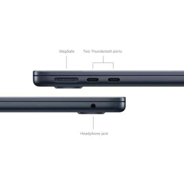 Renewed 2024 MacBook Air M3 - 8GB RAM, 256GB SSD