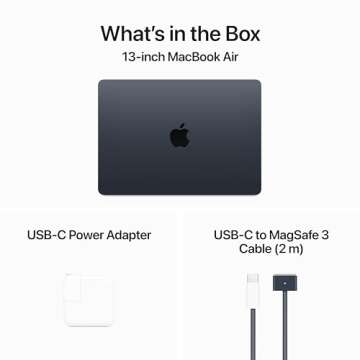 Renewed 2024 MacBook Air M3 - 8GB RAM, 256GB SSD
