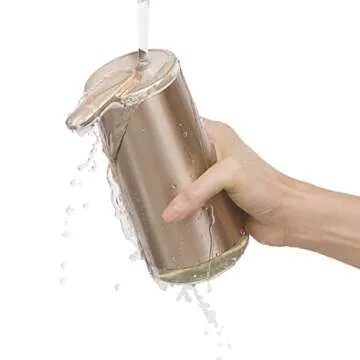 simplehuman 10 oz. Touch-Free Foam Sensor Pump Dispenser with Mandarin Orange Soap and Refillable Cartridge, Rose Gold Stainless Steel